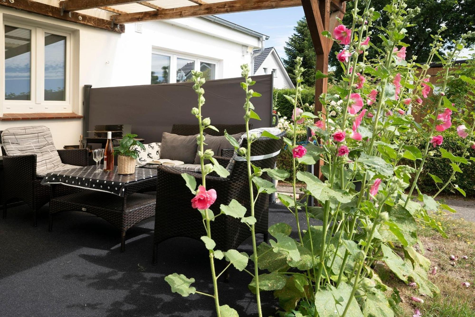 Apartamento Haus Waldfrieden Ferienhaeuschen Waldfrieden Haffkrug Exterior foto